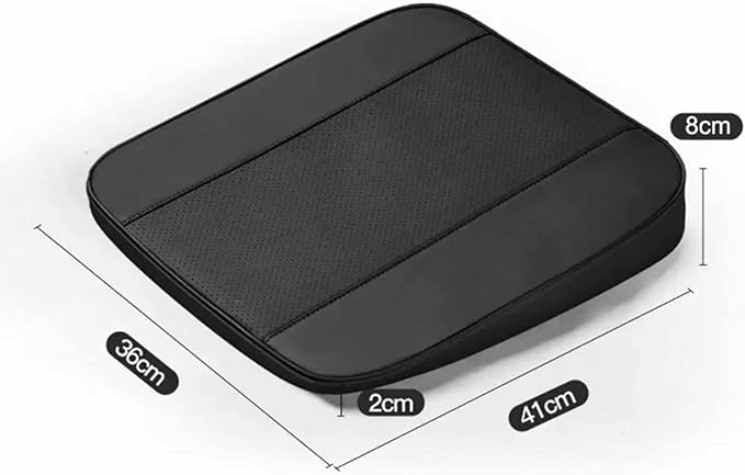 Car Seat Cushion for Ford F150(7seats) 2017-2023, Nonslip Driving Comfort and Breathable Lumbar Support Pad Sciatica and Back Pain Relief,Black-8 cm