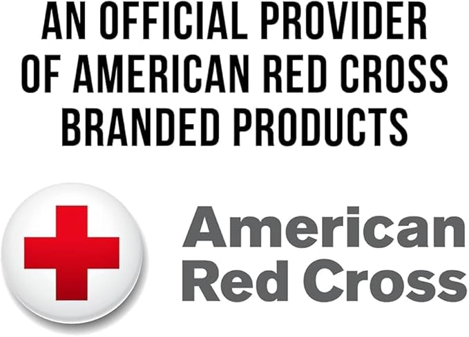 American Red Cross Officially Licensed Product, Car First Aid Survival Kit for Winter, 27 Piece Emergency Medical Supplies to Clean and Treat Minor Injuries, Keep Warm, and Signal for Help