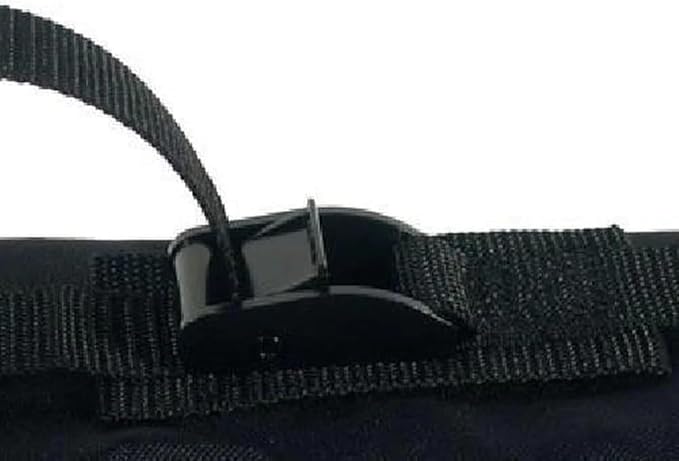 DORSAL Universal Soft Roof Rack Pads for Surfboard Kayak SUPs with Car Tie Down Straps and Storage Bag - Pack of 2 Black Polyester