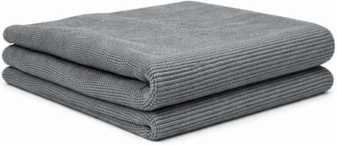 MAXL WorkSoft® Microfiber Towel for Cars (16x16, 2-Pack) with AssuraSoft™ Technology, Lint-Free, Super Soft, Durable & Scratch-Resistant for Car Detailing, Drying & Cleaning - Interior or Exterior Use