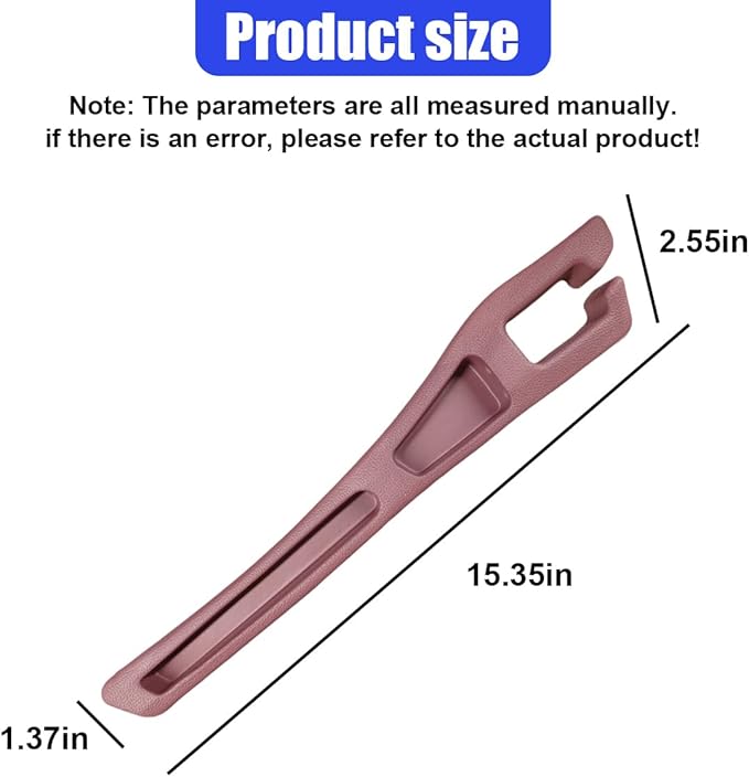 2PCS Car Seat Gap Filler Organizer, Car Center Console Side Plug with Storage Slot Prevent Falling, Multifunctional Vehicle Interior Phone Holder Accessories for Cars, Trucks, SUVs (Red)
