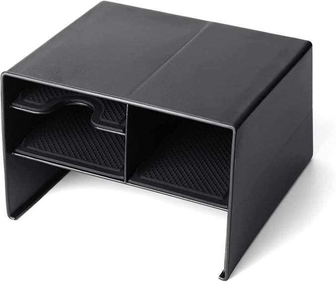 Autorder Center Console Organizer for Toyota Corolla Cross 2022 2023 2024 2025 Without Wireless Charger Accessories Armrest Storage Box Secondary Insert Tray Black(Not for Corolla)