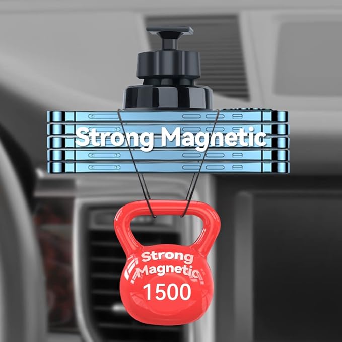 BEERTE Car Phone Holder fit for Porsche Macan 2015-2025 and Porsche Cayenne 2019-2023,Strong Magnetic Phone Mount Rotatable Adjustable Safe Convenient Phone Navigation for 4-7 inch Smartphone