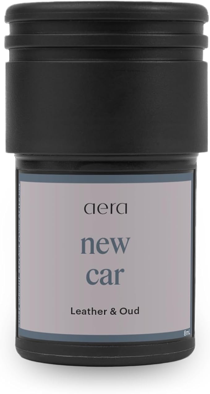 Aera Go New Car Fragrance Scent Refill - Notes of Leather and Oud - Works with the Aera Go Diffuser for Car