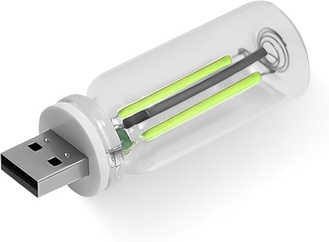 USB LED Car Interior Atmosphere Light, Auto Interior Lights, Plug-in USB Automotive Light, Universal Portable Auto Ambient Lighting Kit Car Accessories for Cars, Bedroom, Hallway (Green)