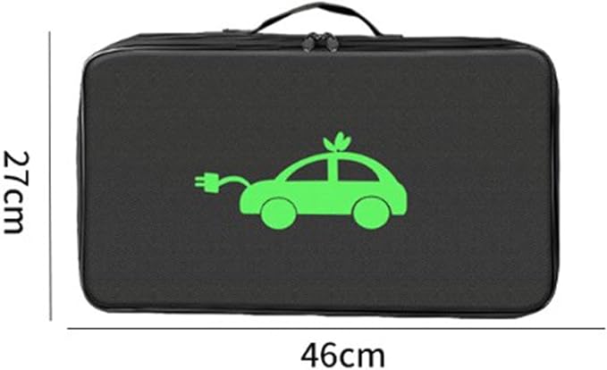 Generic EV Charging Cable Storage Bag Cord Hoses Organizer Portable Charger Line Organizer Cable Carry Case for Electric Car, Rectangle Shape