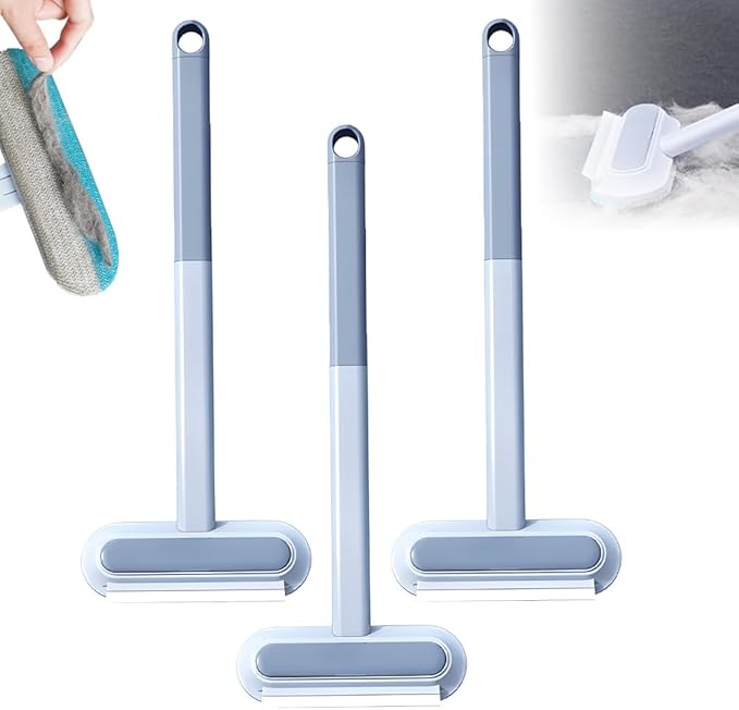 Moonboat Multifunctional Hair Removal Brush, Cleaner Pro Pet Hair, Cat Dog Hair Broom Lint Remover Scraper, Suitable for Carpet Rugs Bed Couch Curtains (A-3PCS)