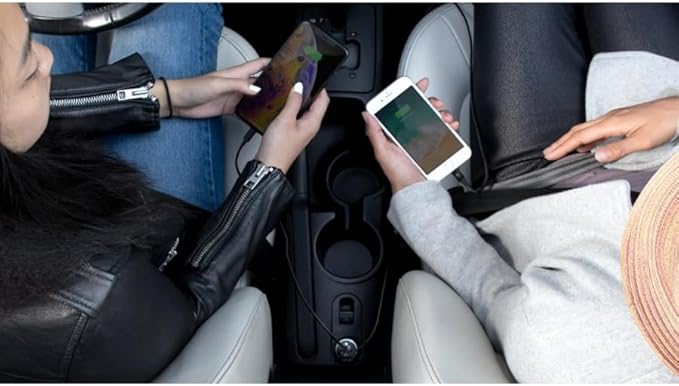Belkin 24 Watt Dual USB Car Charger - 2 12W USB A Ports with USB-C Cable for Fast Charging Apple iPhone 14, 14 Pro, 14 Pro Max, iPhone 13, Samsung Galaxy, AirPods & More - USB-C Charger
