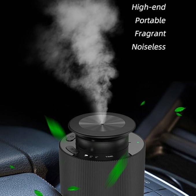 Waterless Oil Aromatherapy Car Diffuser - 20ml Capacity Home, Office & Vehicle - Quiet & Easy Use(04)