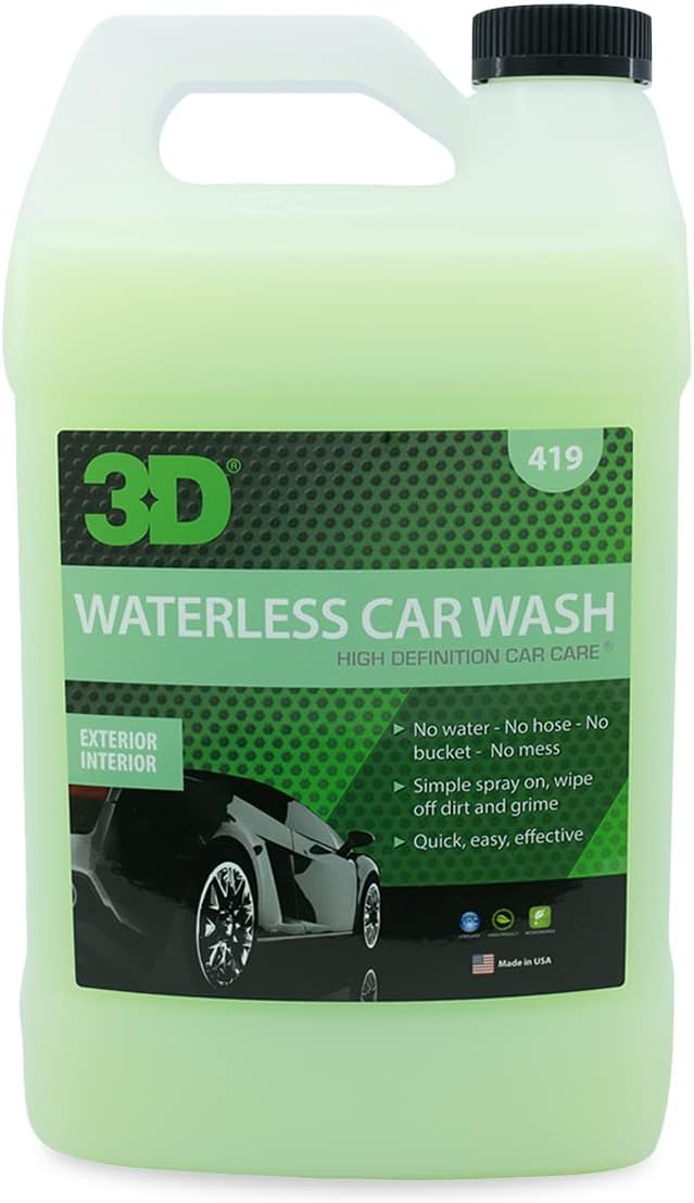 3D Eraser Gel Hard Water Spot Remover Waterless Car Wash Refill – Spot-Free Shine & Effortless Cleaning – Removes Hard Water Stains & Cleans Without Water – 16oz & 1 Gallon