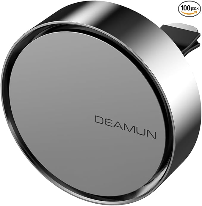 Car Air Freshener DEAMUN Aroma 360 Metal Premium Diffuser Vent Clips,Design Perfume Fragrance Long Lasting Fresh Scent,Decoration Accessories Gifts For Women Men with 4 Refills