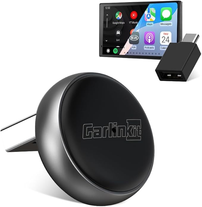 CarlinKit MINI Ultra 3 Wireless CarPlay Adapter - for with OEM Wired Cars - The Smallest Looks - The Simplest to use - Convert Wired to Wireless