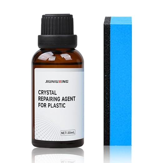 Generic Plastics Parts Crystal Coating, Car Trim Restorer with Sponge, Crystal Coating for Cars Interior or Exterior (1)