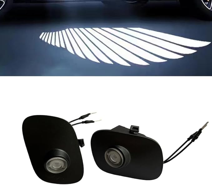 2Pcs Side Mirror Logo LED Welcome Lights Puddle Lamp Projector Door Light Floor Light Accessories Suitable for Ford F150 F250 F350 2015 2016 2017 2018 2019 2020 2021 2022 2023 2024 2025