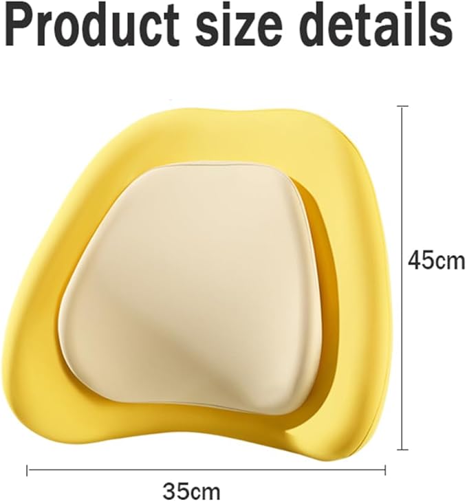 Car Headrest Lumbar Support Cushion for VW Golf VIII VI V IV III II I Mk 8 7 6 5 4 3 R GTE/GTI/GTD/Clubsport 45, Memory Foam Relieve Fatigue Breathable Car Seat Neck Pillow