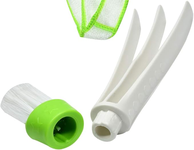 Multifunction Cleaning Brush for Car Air Vent - 2 Microfiber Sleeves Blinds Cleaner Tools for Keyboard Window Leaves Blinds Shutter 2 Pack