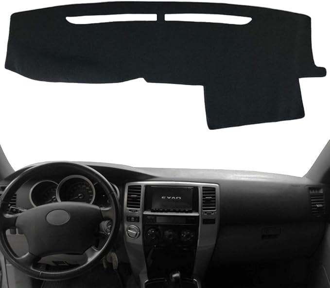 Dash Cover Mat Pad for Toyota 4Runner 2003 2004 2005 2006 2007 2008 2009 Dashboard Cover Pad Cap Carpet Protector (Black) Y17