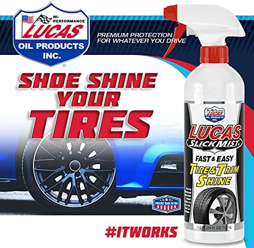 Lucas Oil 10513 Slick Mist Tire and Trim Shine - 24 Ounce