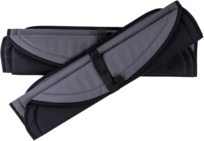 VanEssential Insulated Magnetic Blackout Rear Door Full Plastic Window Covers (Pair) Designed for Mercedes-Benz VS30 (Van Years 2019 to Current) - Charcoal Gray