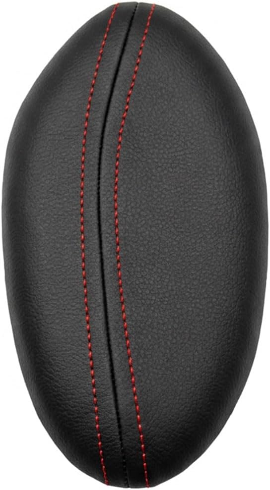 Car Knee Cushion, Car Center Console Leg Elbow Pad, Soft Comfortable Leather Thigh Support Rest Pad, Universal Auto Door Armrest Pad for Most Vehicles (Right Red)
