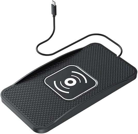 Wireless Car Charger Pad for Ford Explorer 2000-2026, Type-C/USB 20W Car Wireless Charger Non-Slip Phone Charging Pad Car Accessories,A 30cm Cable Type-C Plug