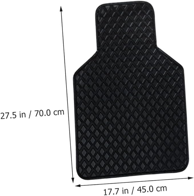 HEMOTON 4pcs Waterproof Car Floor Mats Set, Pu Leather Anti-Slip Front and Rear Foot Mats, Universal Fit Vehicle Carpet Protector for Cars and Suvs