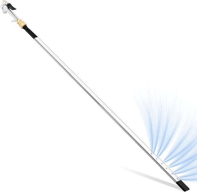 Threlaco 32" Air Filter, Radiator Cleaning Wand for High Efficiency Cooling Systems and Radiators, Water Air Cleaning Wands for Blow out Wash out Kit, Home Car Truck Power Washer Wand