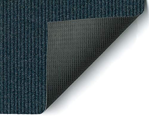 KOECKRITZ Heavy Duty Durable All Weather Indoor/Outdoor Non Slip Entrance Mat Rugs and Runners for Office Business Building Home Garage Front Door (6' x 25', Blue)