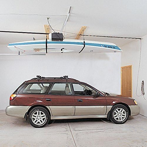 Hoister Direct- Jeep Hardtop Overhead Garage Storage Hoist for Jeep Wrangler, Gladiator, Ford Bronco, Self-Leveling, Safe Anti-Drop System, Easy One-Person Operation, 45-145lb Capacity -7803.Jeep
