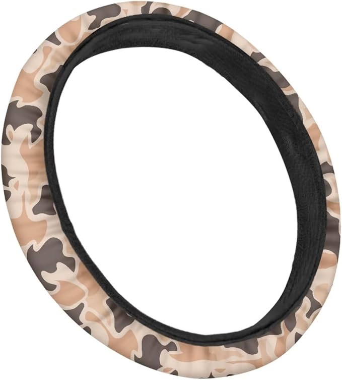 SEANATIVE Car Steering Wheel Cover for Men Breathable Anti Slip Auto Steering Wheel Covers fit Standard Size 15inches