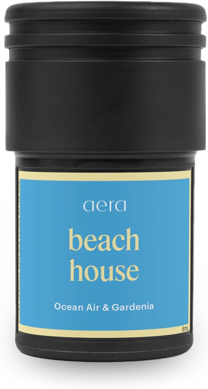 Aera Go Beach House Car Fragrance Scent Refill - Notes of Ocean Air and Gardenia - Works with the Aera Go Diffuser for Car