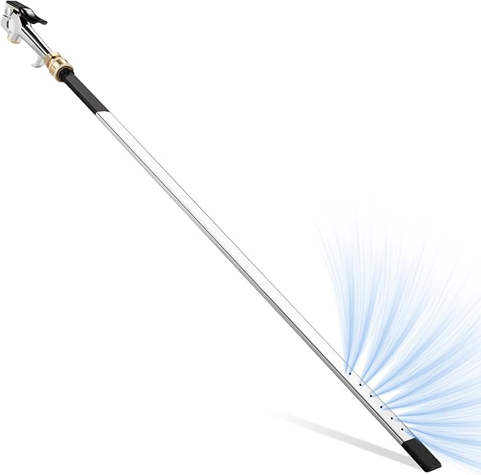 Threlaco 24" Air Filter, Radiator Cleaning Wand for High Efficiency Cooling Systems and Radiators, Water Air Cleaning Wands for Blow out Wash out Kit, Home Car Truck Power Washer Wand
