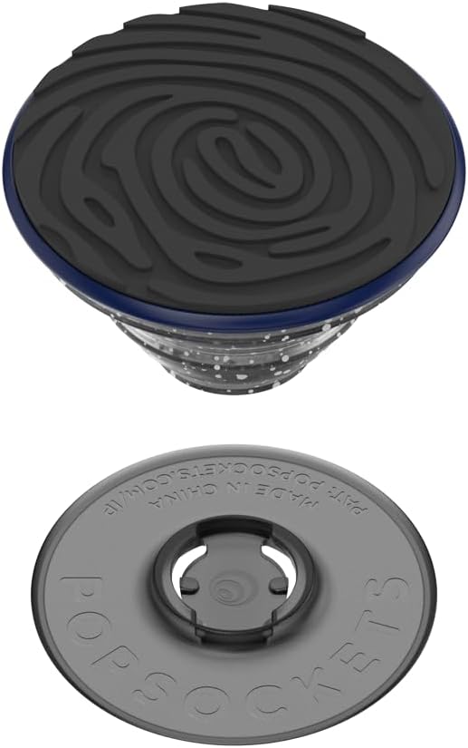 PopSockets Adhesive Phone Grip, Holder, Phone Stand, Black - Imprint Black