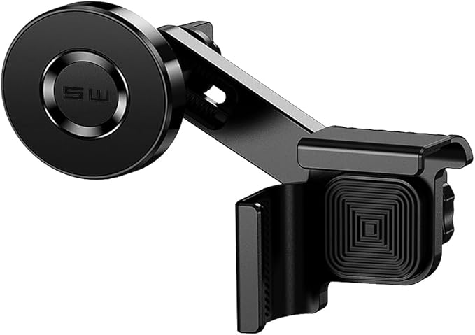 Magnet Phone Mount for Tesla Model 3/Y Accessories, Tesla Phone Mount for Magsafe iPhone & Android Phones, Strongest Magnetic Power Adjustable Car Phone Holder, with 1pcs Magnetic Ring