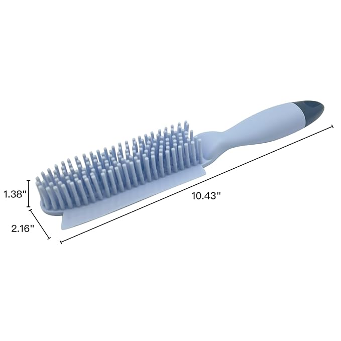 Professional Rubber Dog Hair Remover Brush for Car & Home – Auto Detailing Tool Removes Pet Hair from Vehicles, Furniture, SUVs, Trucks, RVs