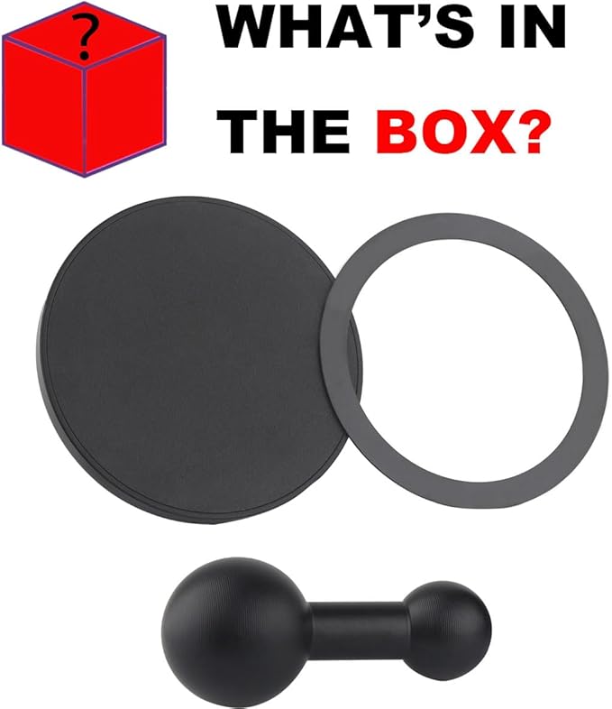Magnetic Phone Holder for Ram Mount, 1" (25mm) Ball Mount for Magsafe for Ram B Size Socket