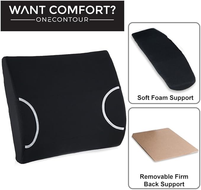Vaunn Medical Lumbar Back Support Cushion Pillow