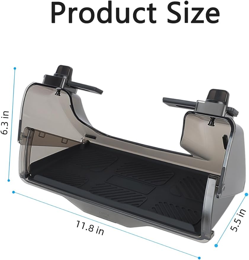 for Tesla Model Y 3 (Juniper & Highland Included) Under Screen Storage Shelf Organizer Tray Box Open-Close Hidden Center Console Organizer for Model Y 2020-2026 & Model 3 2017-2025 Accessories