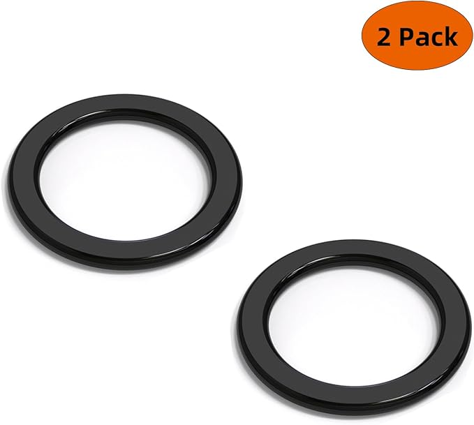 2 Pack Wall Mount Magnetic Phone Holder for iPhone 17/17 Pro/17 Pro Max/Air/16 15 14 13 12 Pro Max Plus mini, Hands-Free Magnet Shower Mirror Cell Phone Holder/Car Sticker Phone Stand, Black