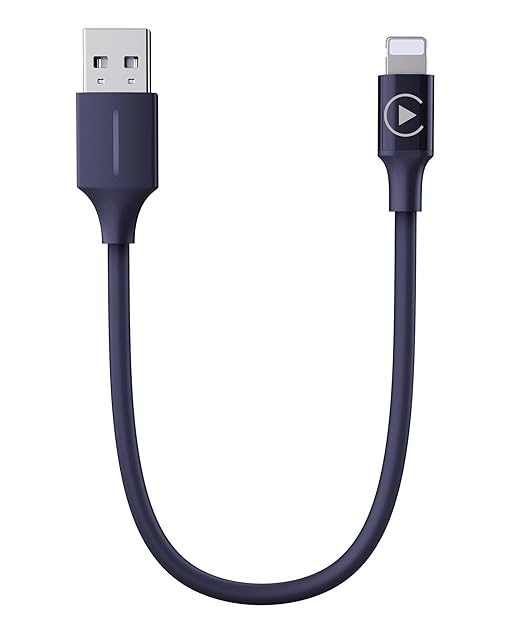 Headset Bypass Activate Cable for Motorcycle CarPlay Activation, USB-A to 8Pin CarPlay Adapter for Motorcycle, Compatible with Harley, Honda Gold Wing, Indian Motorcycles