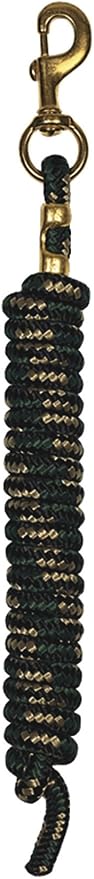 Weaver Equine Performance Lead Rope, Long Horse Lead Rope with Quick Halter Attachment, Soft Comfort Grip, Barn Horse Tack for Daily Use & Showing