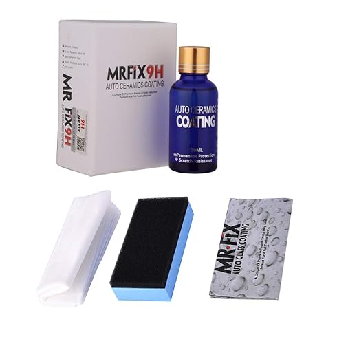 9H Ceramic Coating, Nano Ceramic Coating for Cars, High Gloss & Hydrophobic Paint Sealant Protection, 30ML