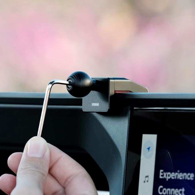 Offroam Non-Charging Phone Mount Made for MagSafe and Made for Toyota Land Cruiser 250 2024-2026, Aluminum, Dashboard Mounting, 360-Degree Adjustable, High Strength Magnets