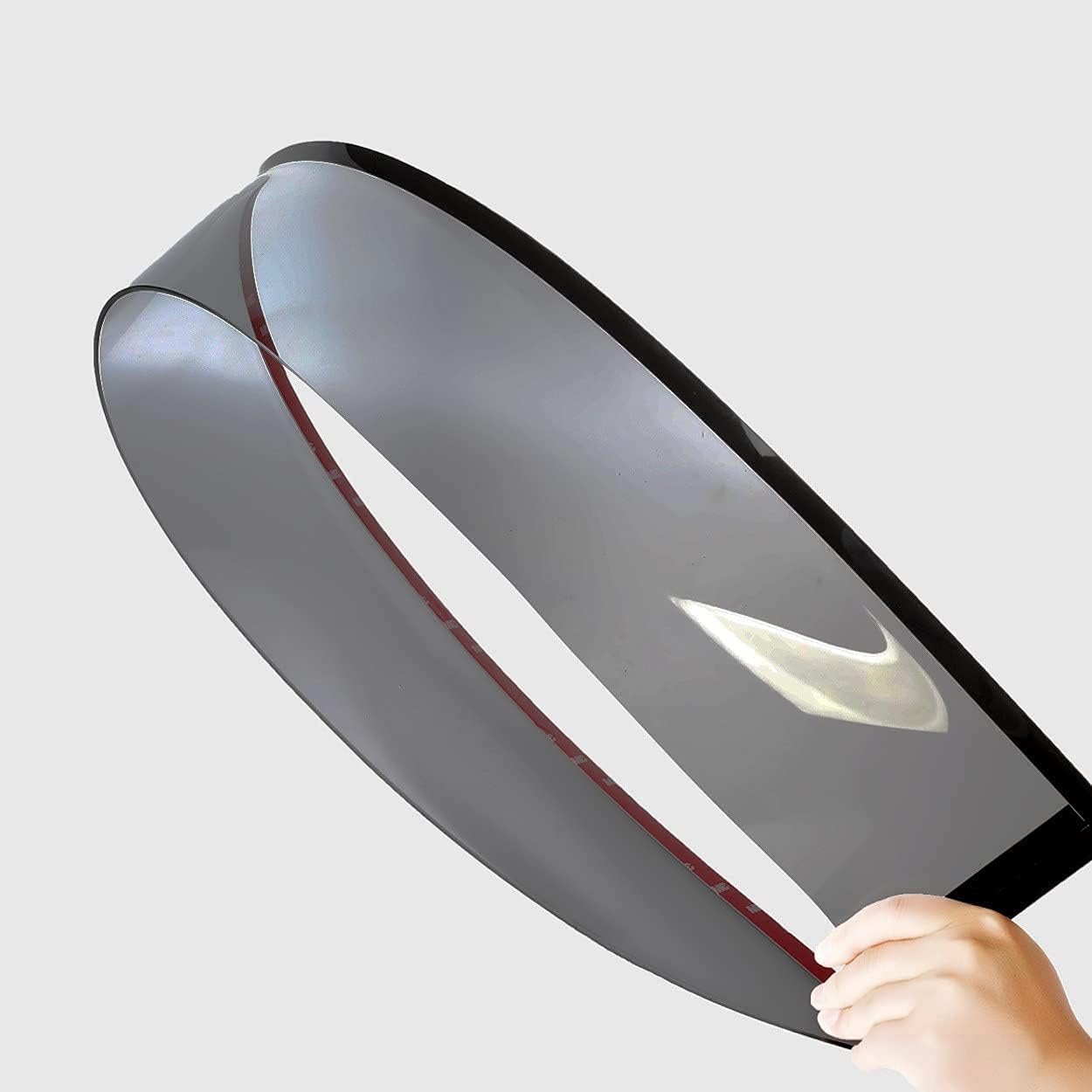 Side Window Wind Deflector, 2pcs Outside Mount Style Tape-On Dark Smoke Rain Guards Set, Window Visor Compatible with 1992-1995 Honda Civic 2-Door Coupe 2-Door Hatchback Only 92235
