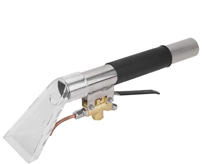 Joyzan Stainless Steel Hand Wand with Clear Head, Extractor Auto Detailing Tool Upholstery Carpet Furniture Cleaning Cleaner Spray Portable Vacuum Attachment Viewing Window Home Bedroom Machine Car