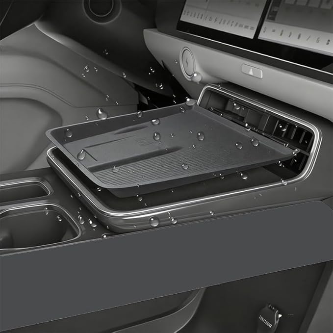 Centre Control Wireless Charging Mat for Toyota Bozhi 3X bz3x 2025 Full Cover pad Non-Slip Silicone Mat Wireless Charger Mat Accessories (Black)