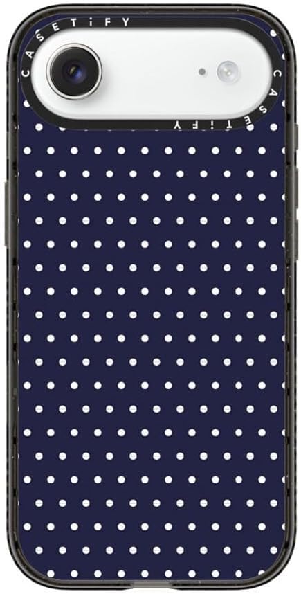 CASETiFY Impact iPhone Air Case [Slim/Compatible with Magsafe / 8.2 ft. 4X Military Grade Drop Protection] - Nightie - Clear Black