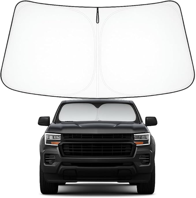 Proadsy Windshield Sun Shade Custom Fit Chevrolet Colorado Pickup Truck 2023 2024 2025 2026 4-Layer Foldable Front Sunshade Protector Sun Visor Blocks UV Rays Keep Car Cooler Accessories