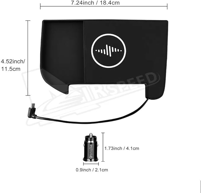 for 2022-2025 Lexus NX 15W Fast Wireless Charger, Car Qi Charging Station Pad Mat fits NX250 NX350 NX350h NX450h