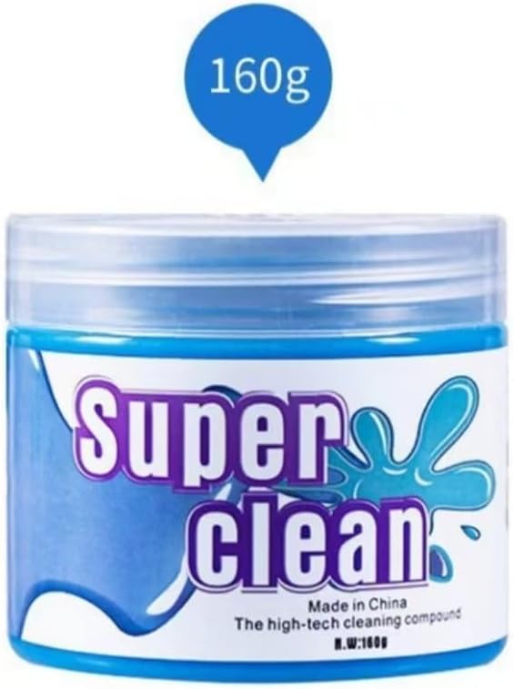 Generic Universal Super Clean Gel Car Detailing Automotive's Dust & Dirt Deep Cleaning Car Crevice Cleaner Air Vent Interior Removal Putty Cleaning PC Laptop Keyboard Cleaner Cameras 160g